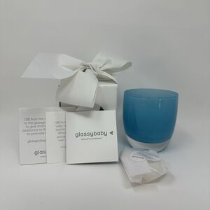 Glassybaby Glassy Baby Cabo Blue Votive Glass Candle Holder